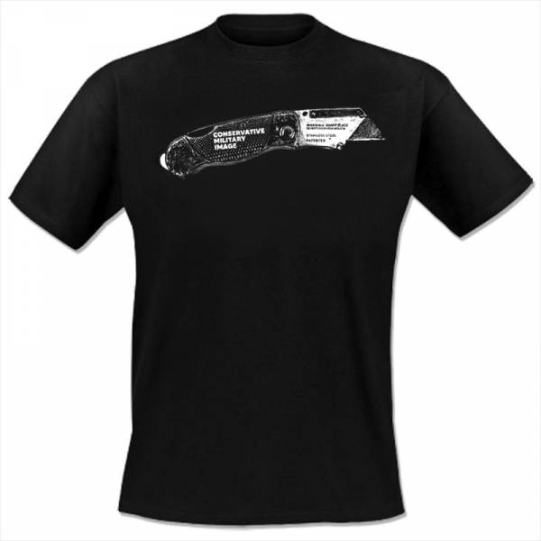 Conservative Military Image - Knife, T-shirt schwarz