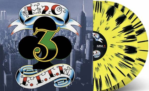 H2O - Faster Than The World: 25th Anniversary Edition, lim. 300 DoLP, Yellow With Black Splatter US
