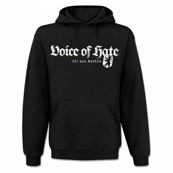 Voice Of Hate - Logo, Kapuzenpullover schwarz