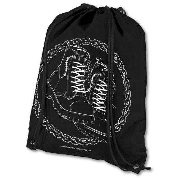 Conservative Military Image - Big Chain Boots, Sportbeutel / Gymbag