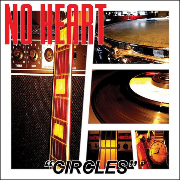 No Heart - Circles, 7" EP schwarz