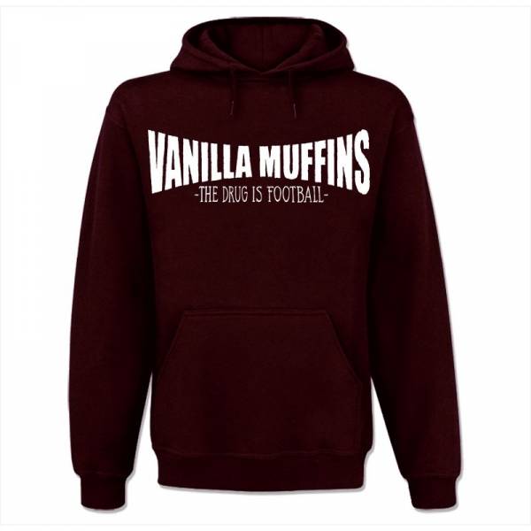 Vanilla Muffins - The drug is football, Kapuzen-Pullover bordeaux