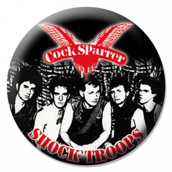 Cock Sparrer - Shock Troops, Button B030