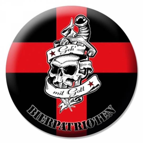 Bierpatrioten - Geh mit Gott, Button B017