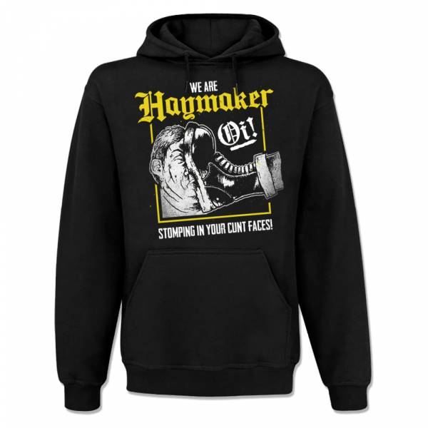 Haymaker - Cuntface, Kapuzenpullover schwarz