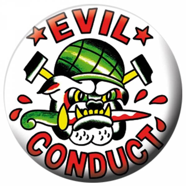 Evil Conduct - Bulldog, Button B045
