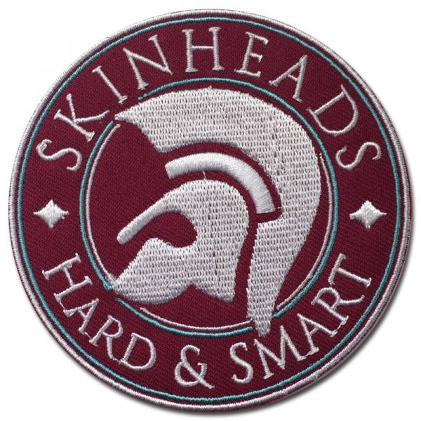 Skinheads - Hard & Smart, Aufnäher verschiedene Farben