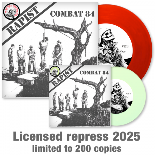 Combat 84 - Rapist, 7" lim. 200 verschiedene Farben