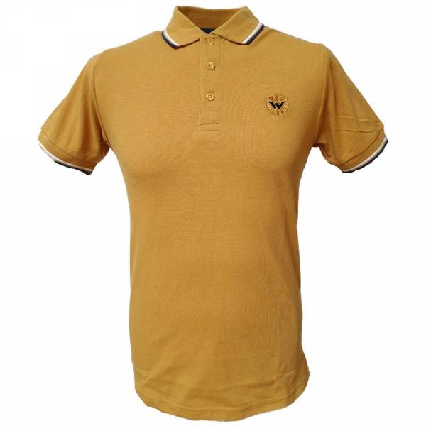 Warrior - Classic, Poloshirt mustard/blau/weiß
