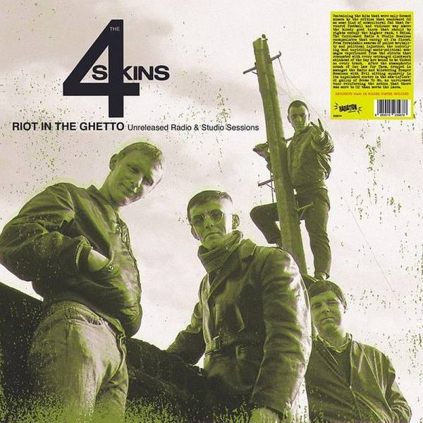 4 Skins, The - Riot in the Ghetto: Unreleased Radio & Studio Sessions, LP schwarz