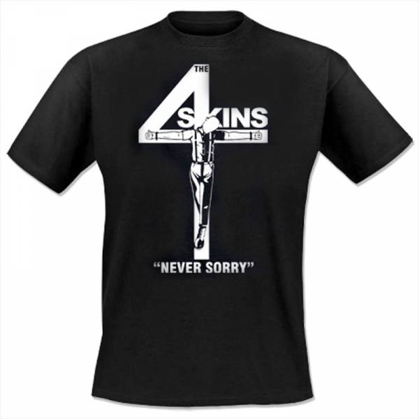 4 Skins, the - Never sorry, T-Shirt schwarz