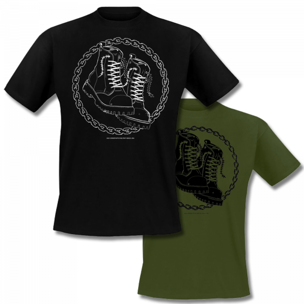 Conservative Military Image - Big Boots Chain, T-Shirt verschiedene Farben