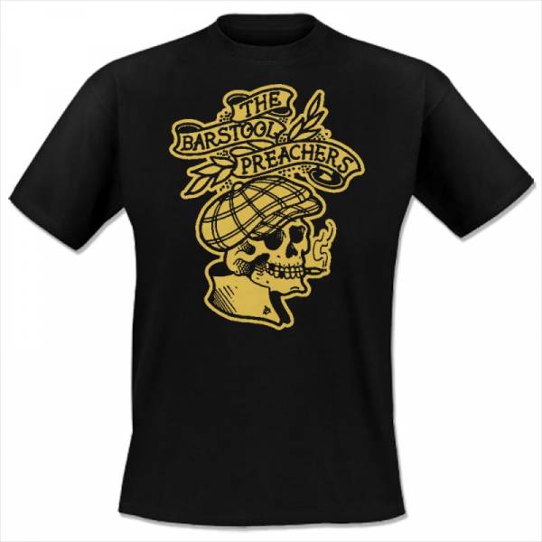 Bar Stool Preachers, The - Skull, T-Shirt schwarz