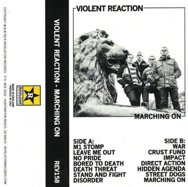 Violent Reaction - Marching On, Kassette/Tape US Import