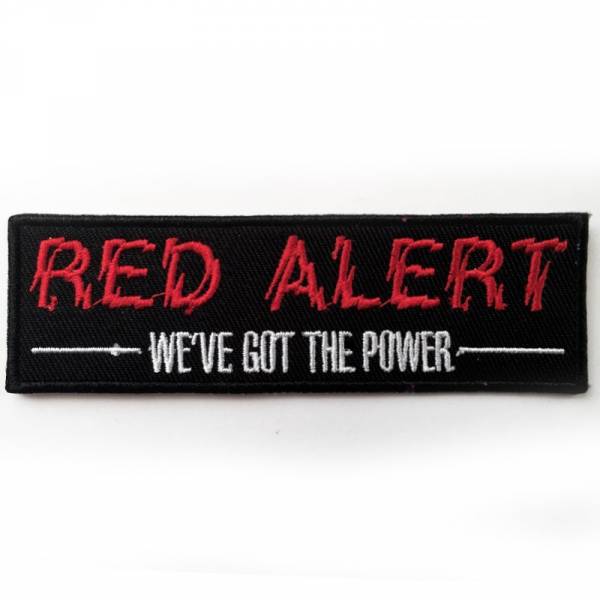 Red Alert - We've got the power, Aufnäher