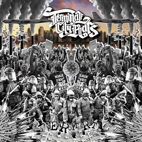 Terminal City Rats - Year of the rat, LP lim. 300 gelb mit rot/schwarz/weiss Splatter