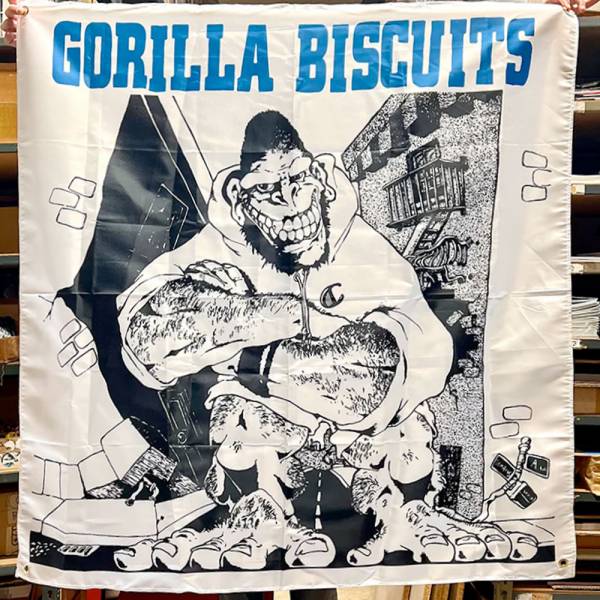 Gorilla Biscuits - EP Cover, Banner ca. 120cm x 120cm, US Import