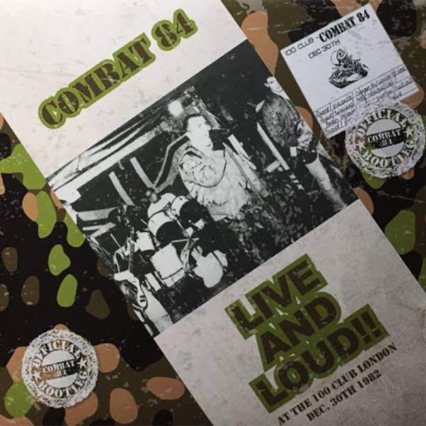 Combat 84 - Live and loud, LP lim. 500 verschiedene Farben