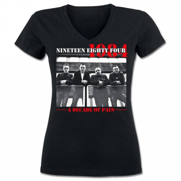 Nineteen Eighty Four - Decade of Pain, V-Neck Girly 1984