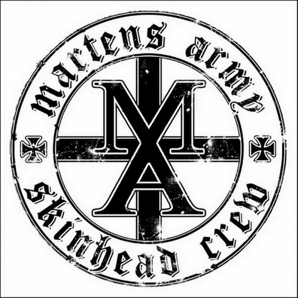 Martens Army - M.A.S.C., Aufkleber Eckig verschiedene Farben