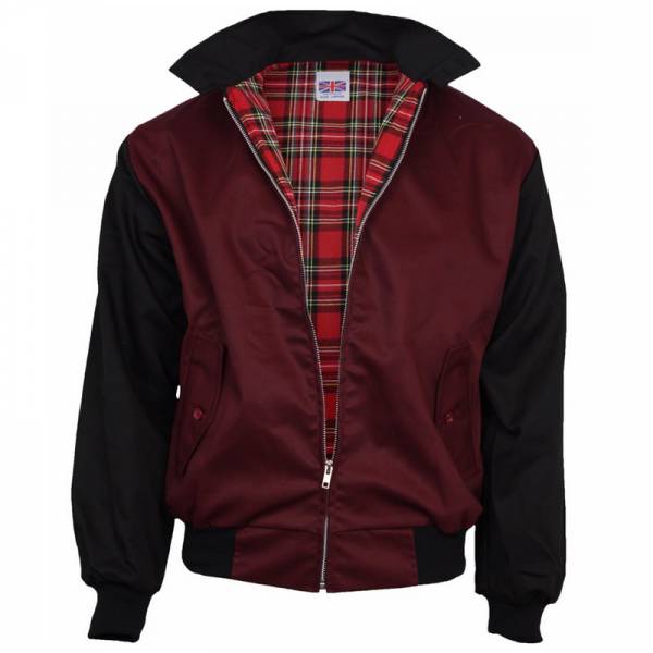 RELCO Clothing - Harrington Two Tone Black / Bordeaux