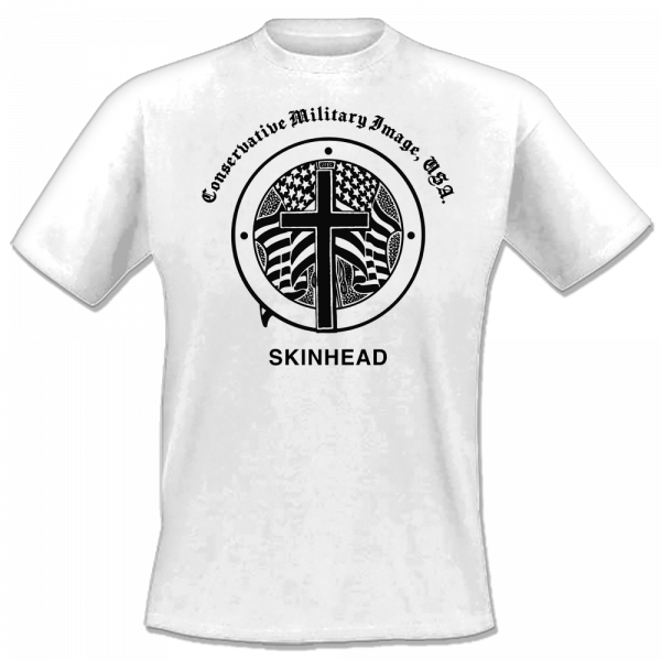 Conservative Military Image - Logo, T-Shirt weiss