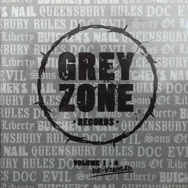 V/A Grey Zone 1-4 - De-Vinyled, CD lim. 300 Queensbury Rules, Doc Evil, Sons of Liberty, Butchers Na