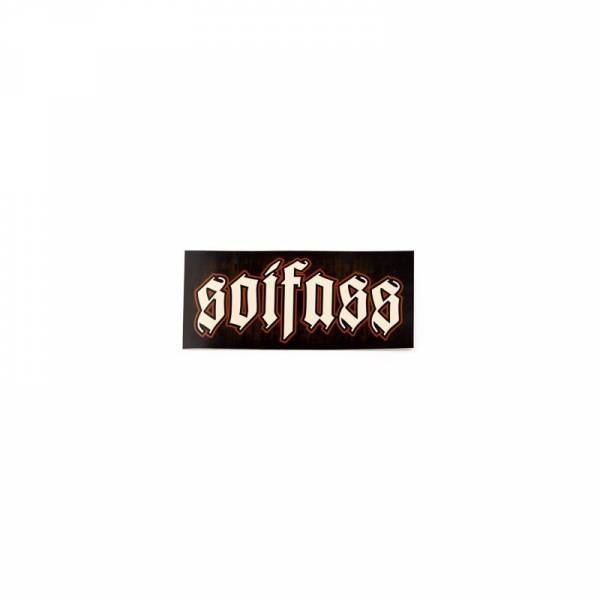 Soifass - Logo, Aufkleber eckig