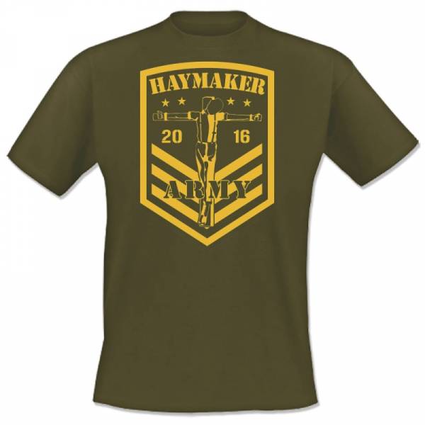 Haymaker - Army, T-Shirt oliv