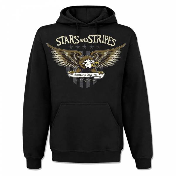 Stars And Stripes - Eagle, Kapuzenpullover schwarz