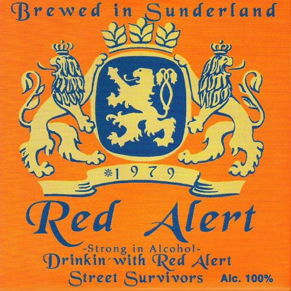 Red Alert - Drinkin' with Red Alert / Street Survivors, Doppel 7", 1. Pressung lim. verschiedene Fa