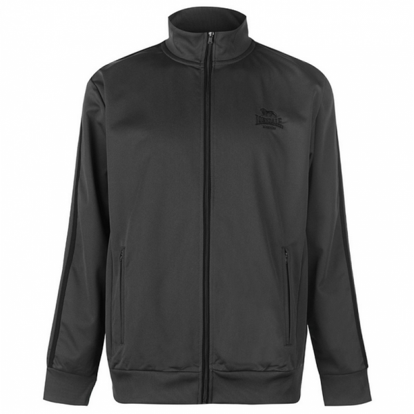 Lonsdale - Logo, Trainingsjacke (Streifen) GRAU