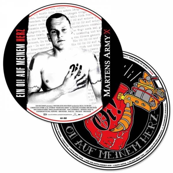 Martens Army - Ein Oi! auf meinem Herz, Picture LP + Textblatt + Bonustrack lim. 500