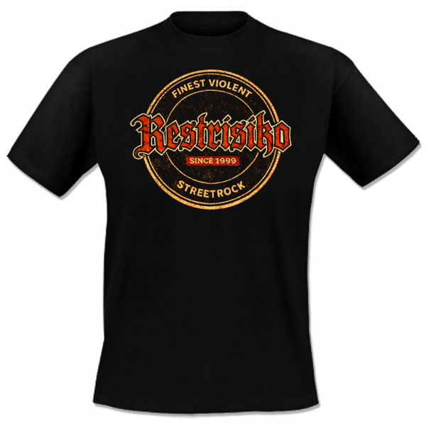 Restrisiko - Violent Streetrock, T-Shirt schwarz
