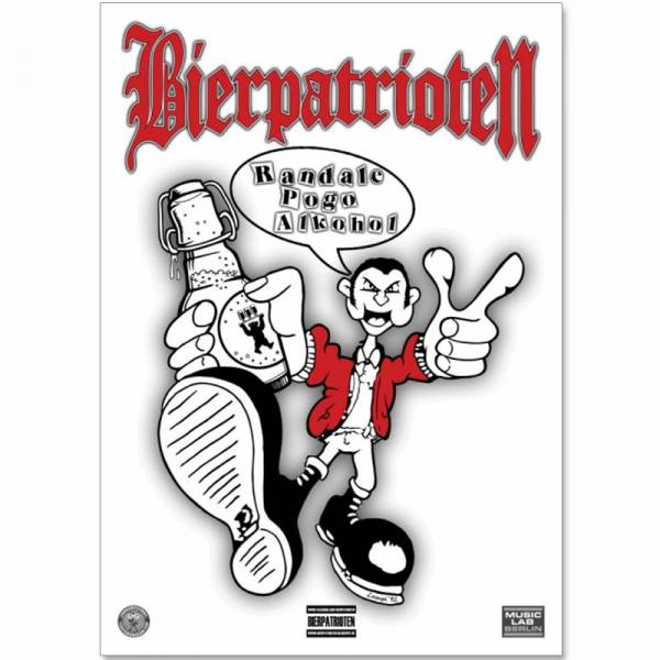 Bierpatrioten - Immer breit, Poster A3