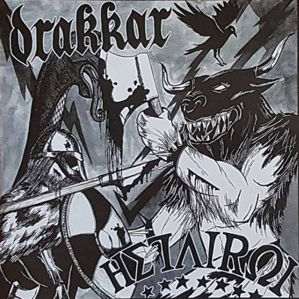 Drakkar / Hetairoi ‎– Triste Forja De Dioses, LP schwarz BESCHÄDIGT