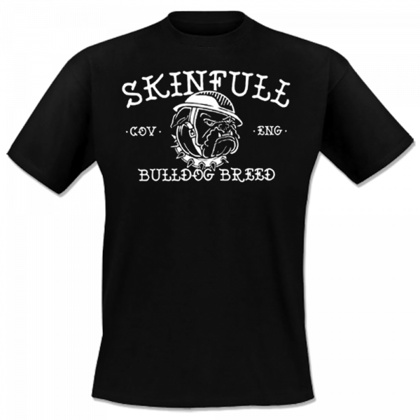 Skinfull - Bulldog Breed, T-Shirt schwarz