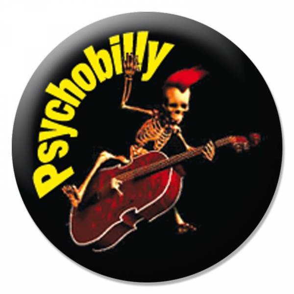 Psychobilly - Kontrabass, Button B091