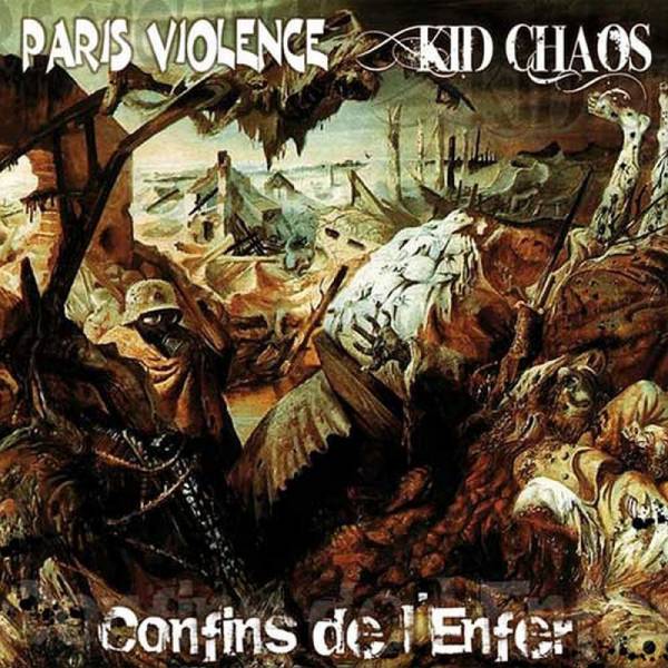 Paris Violence / Kid Chaos - Confins De L'enfer, 7'' lim. 500 verschiedene Farben