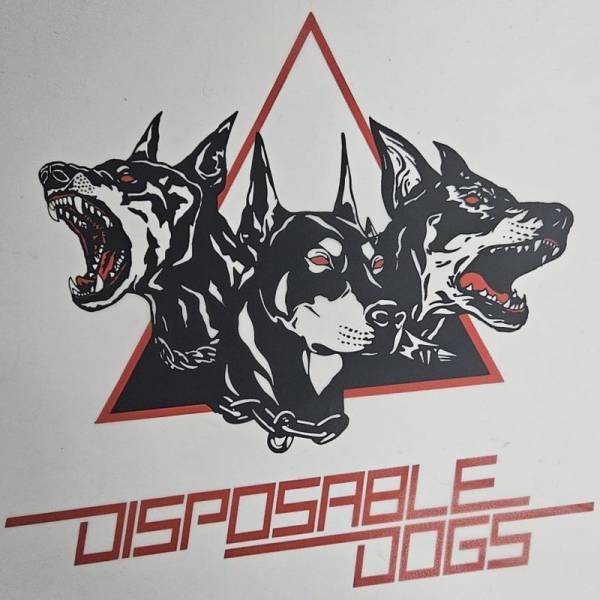 Disposable Dogs - s/t, LP schwarz limited translucent Cover