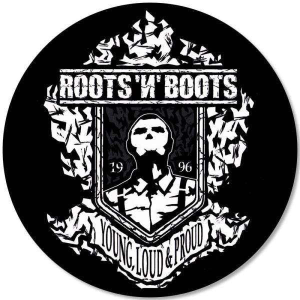 Roots 'n' Boots - Young, loud & proud, Aufkleber