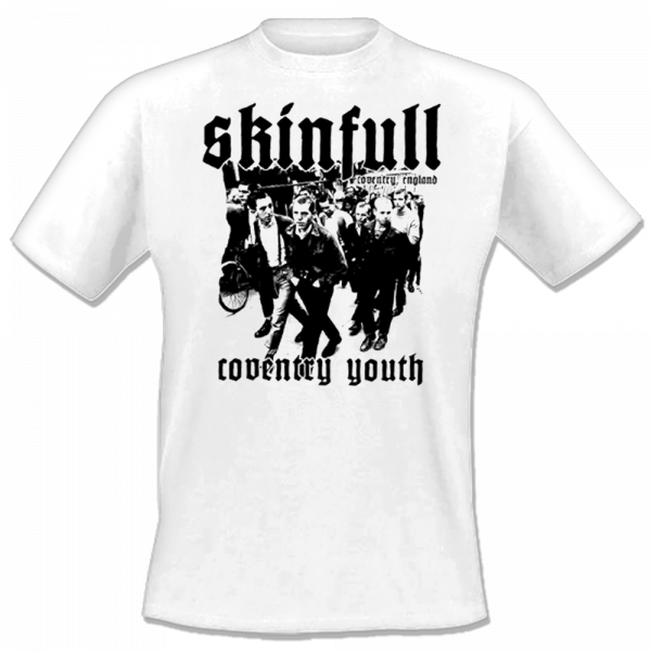 Skinfull - Coventry Youth, T-Shirt weiss