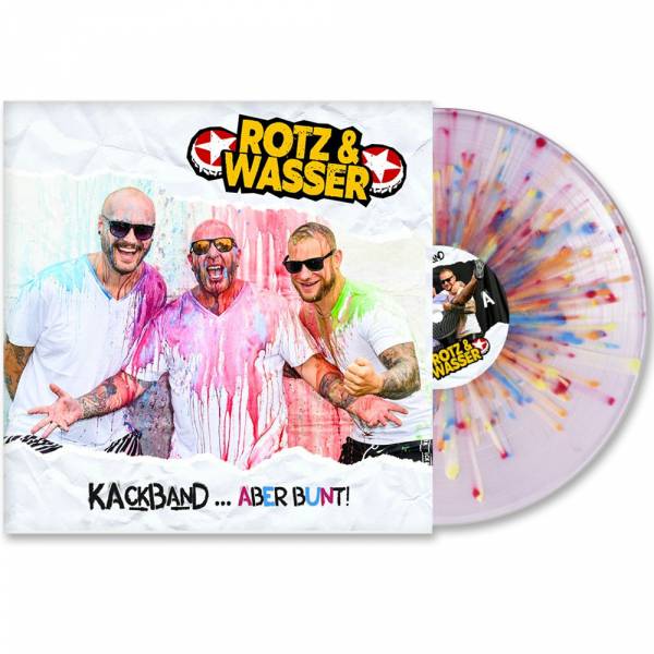Rotz & Wasser - Kackband aber bunt!, LP lim. 500 multicoloured splatter