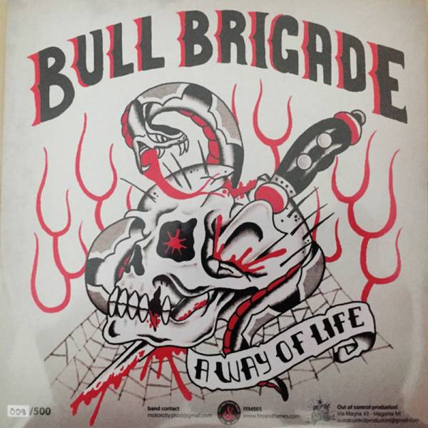 Bull Brigade - Way of life, 7" Picture, lim. 500 handnummeriert