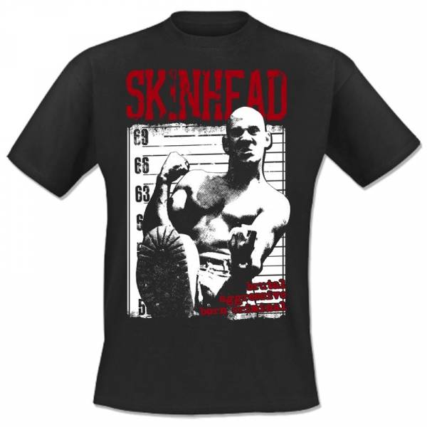 Skinhead - Born criminal, T-Shirt verschiedene Farben