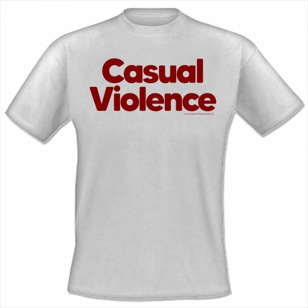 Conservative Military Image - Casual Violence, T-shirt hell grau
