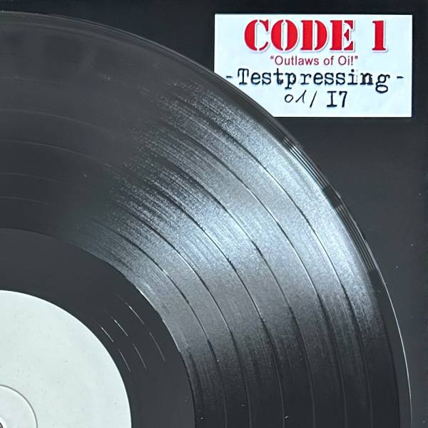 Code 1 - Outlaws of Oi!, LP Testpressung lim. 17