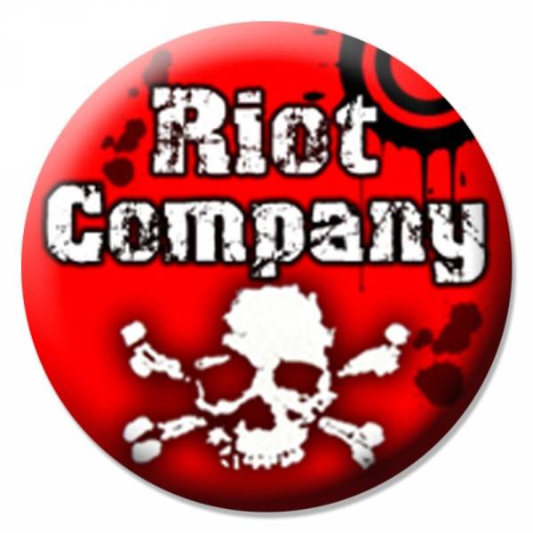Riot Company - Skull, Button B102