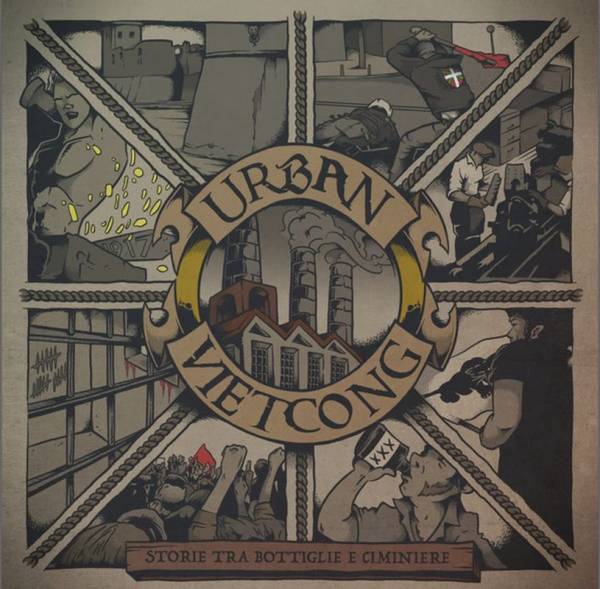 Urban Vietcong ‎– Storie Tra Bottiglie E Ciminiere, LP+CD lim. 500 rot splatter