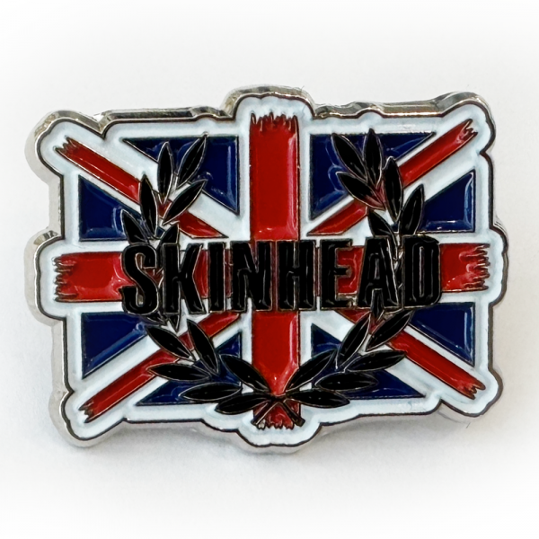 Skinhead - Union Jack / Laurel, Pin
